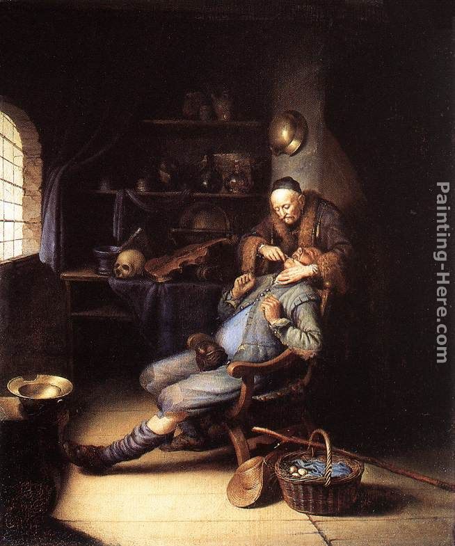 Gerrit Dou The Extraction of Tooth
